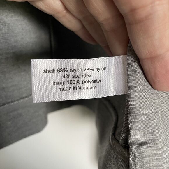 Moto Jacket Sz 22 Lane Bryant Gray Rayon Biker Style Motorcycle Rockabilly Punk - Picture 5 of 11